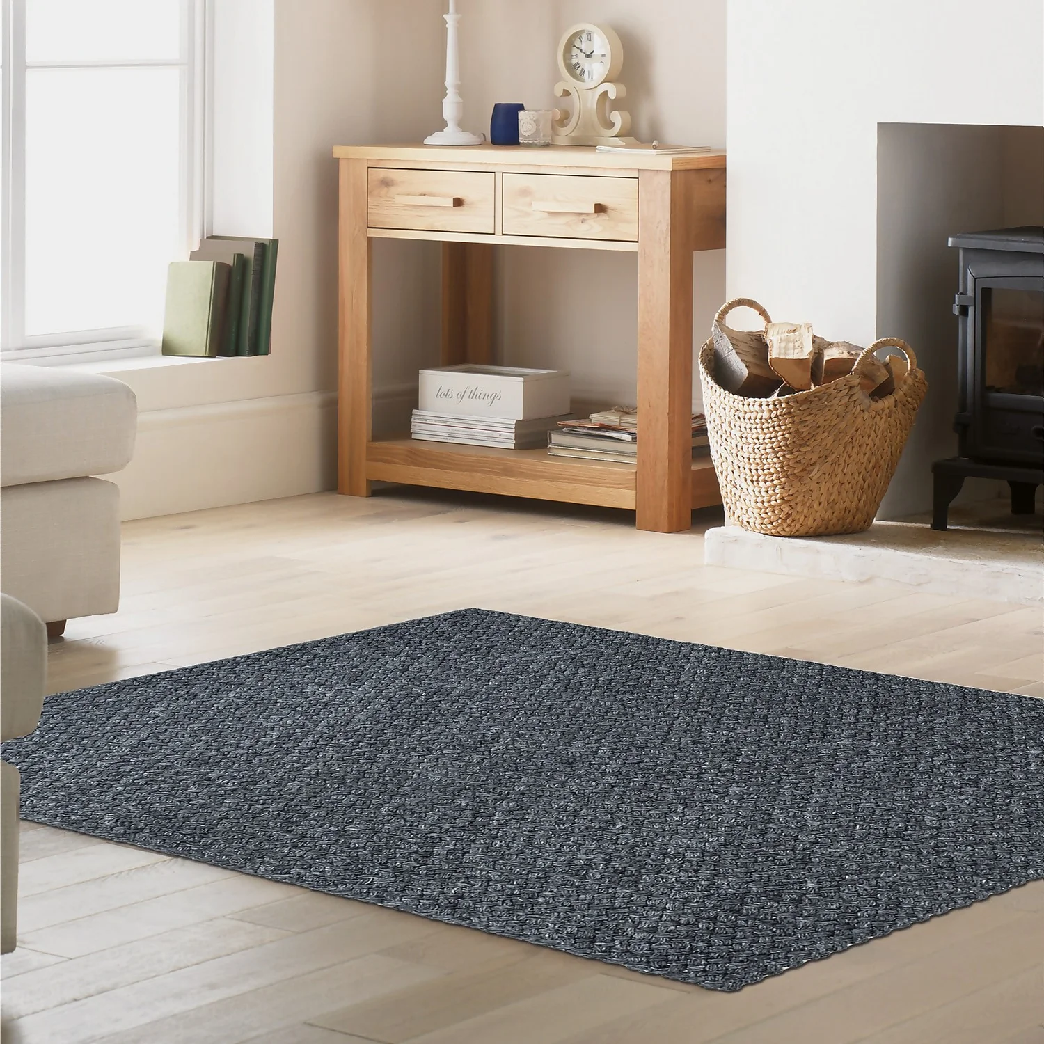 New Dawn Nila Rug - Charcoal - 120x170cm - Image 2