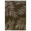 Duo Weave Indoor/Outdoor Rug - Leaves Beige - 120x170cm