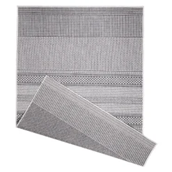 Duo Weave Indoor/Outdoor Rug - Fine Weave Grey - 160x230cm