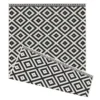 Duo Weave Indoor/Outdoor Rug - Geo Black - 160x230cm