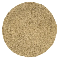 Zanzibar Circle Rug - Natural - 122cm