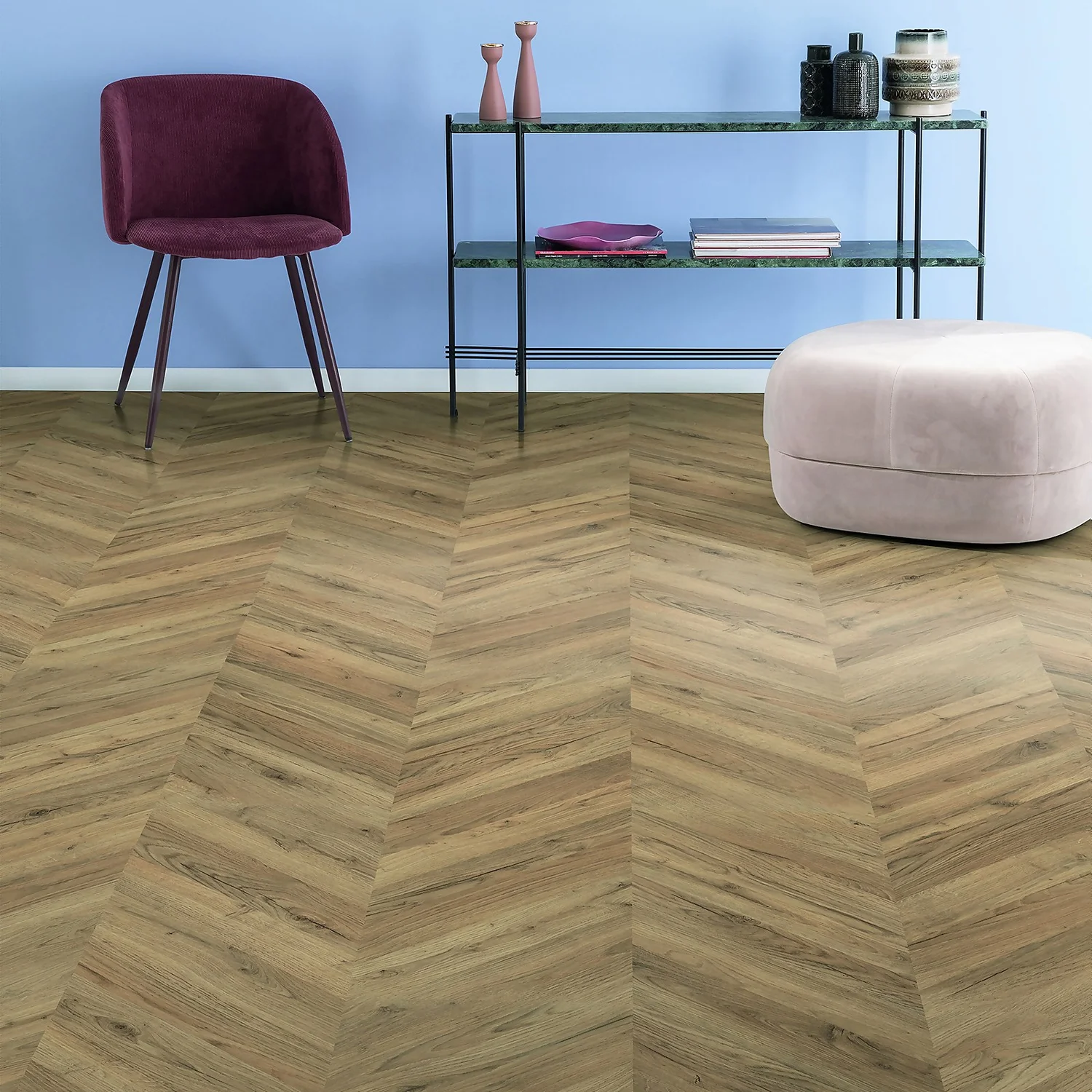 EGGER HOME Dark Luanda Oak 8mm Laminate Flooring Sample