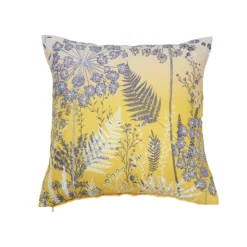 Floral Garden Cushion - Yellow