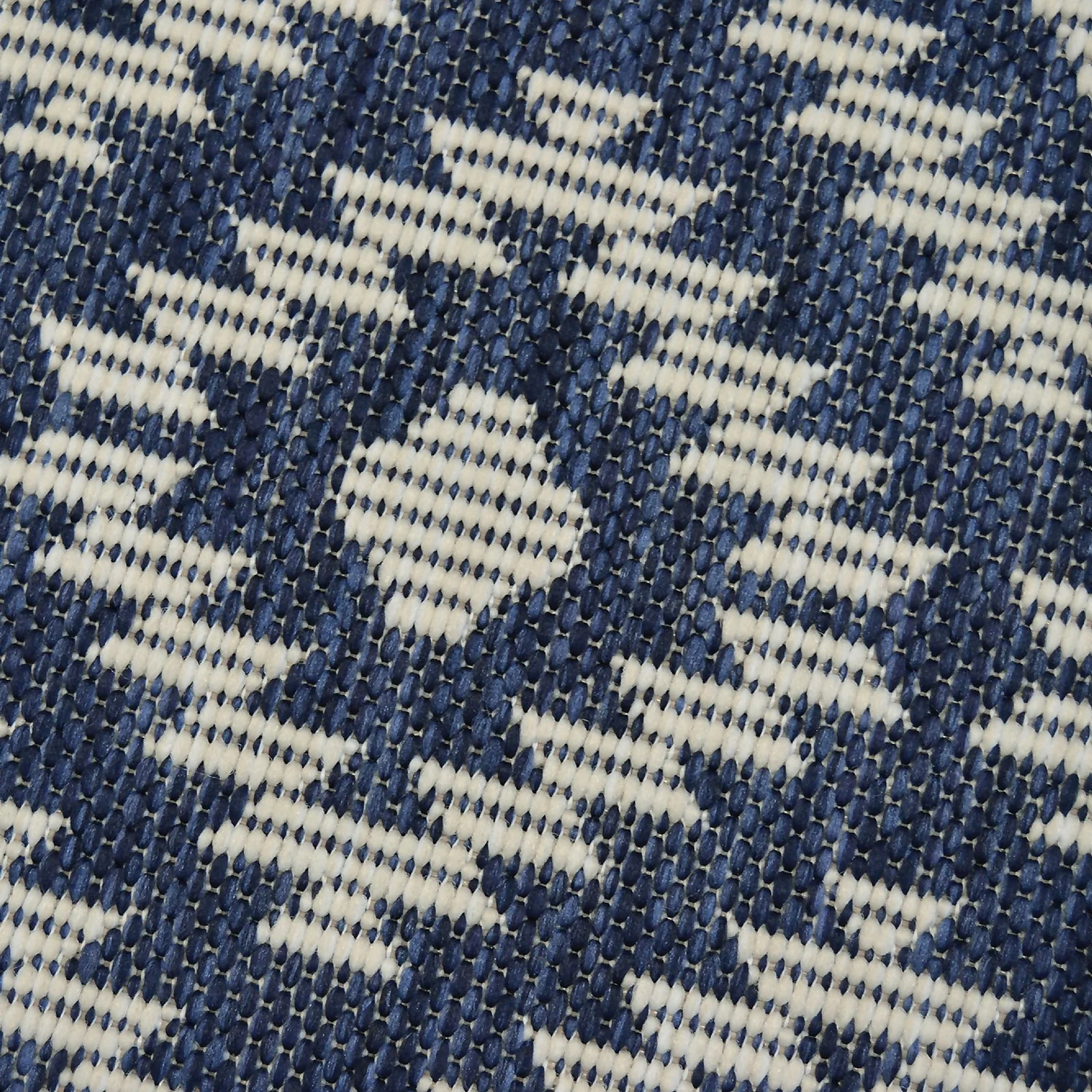 Indoor Outdoor Geo Rug - Navy - 120x170cm - Image 4