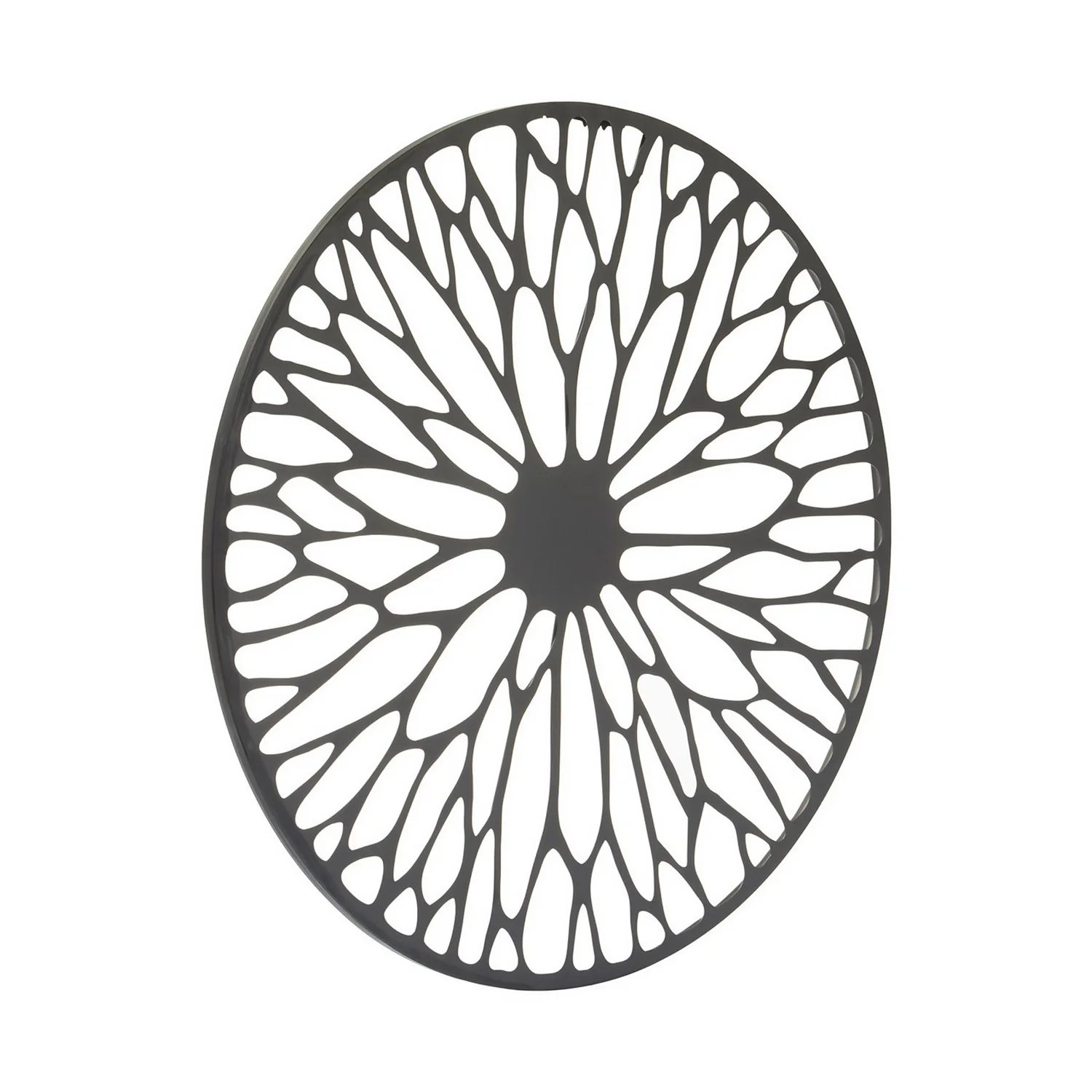 Trento Black Metal Wall Art - 65x65cm - Image 2