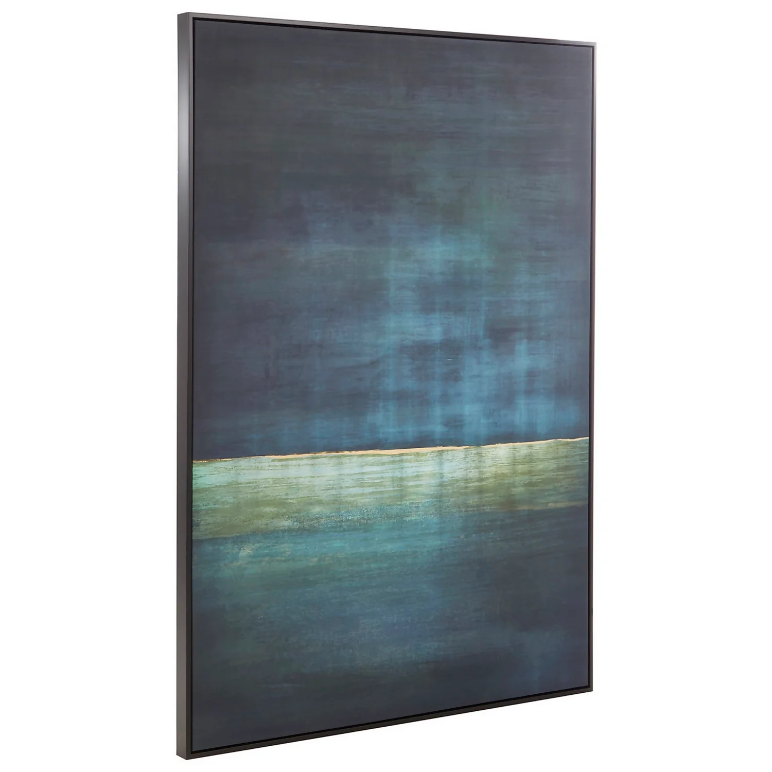 Astratto Canvas Wall Art - Teal - 102.6x142.6cm - Image 2