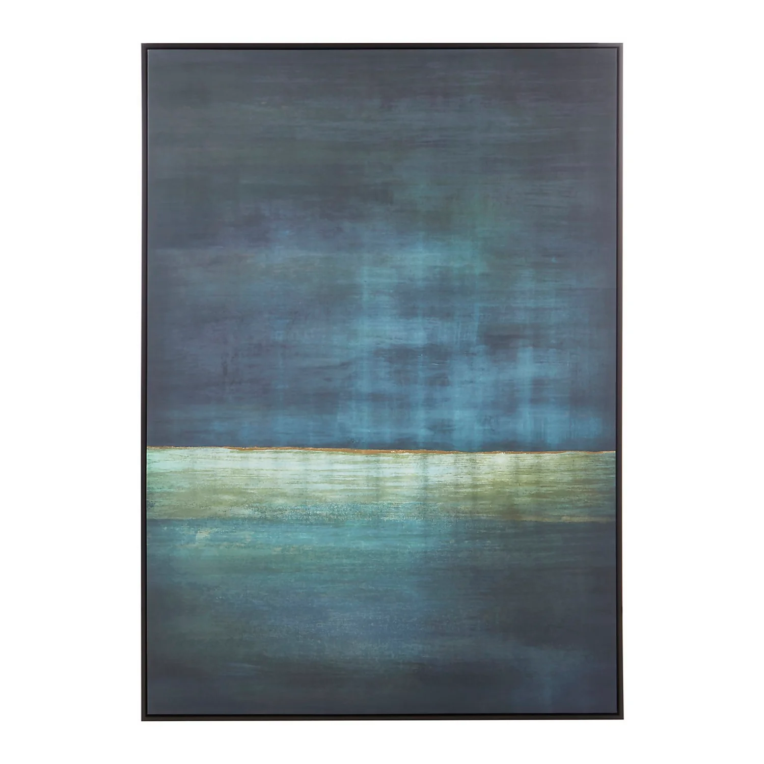 Astratto Canvas Wall Art - Teal - 102.6x142.6cm