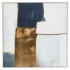 Astratto Wall Art - Blue & Gold - 103x103cm